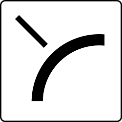 Road bends ahead