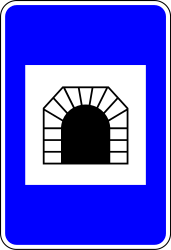 Begin of a tunnel