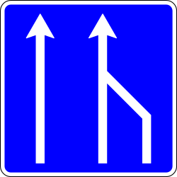 End of a lane
