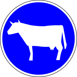 Mandatory path for cattle