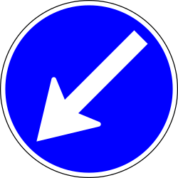 Passing left compulsory