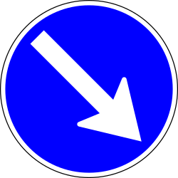 Pass on right only