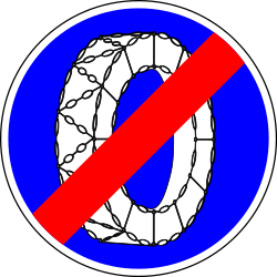 Removing snow chains mandatory