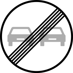 End of the overtaking prohibition