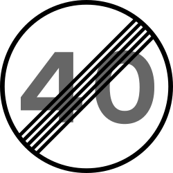 Speed limit ends