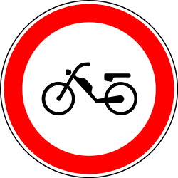 Mopeds prohibited