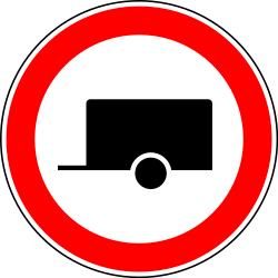 Trailers prohibited