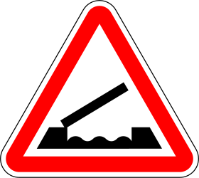 Movable bridge warning
