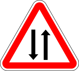 Two-way traffic ahead