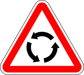 Roundabaout ahead