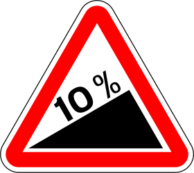 Steep ascent ahead