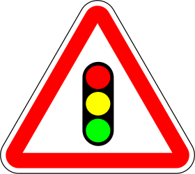 Traffic light ahead
