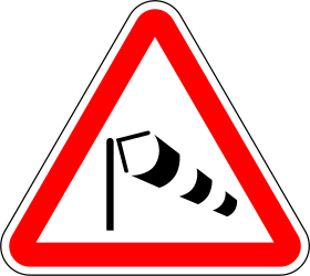 Heavy crosswinds in area warning