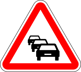 Warning for traffic jams